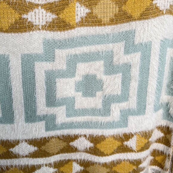 NWT Free People Aztec Patterned Kimono With Fringe, OS - Picture 7 of 11